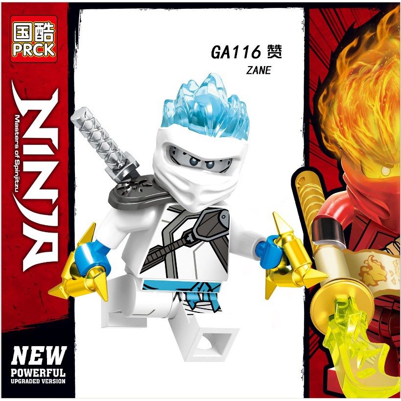 Minifigures nhân vật nonlego Ninjago bộ BLIZZARD SAMURAI V'S PYRO VIPERS