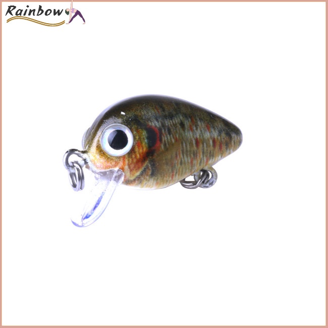 Set 5 Mồi Giả Nhử Cá Mini 2.7CM 1.5g Bằng Nhựa Kèm Hộp Đựng