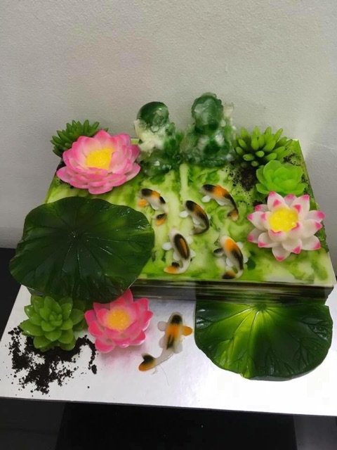 Khuôn rau câu silicon 4D Con cá Mã C1F3M0