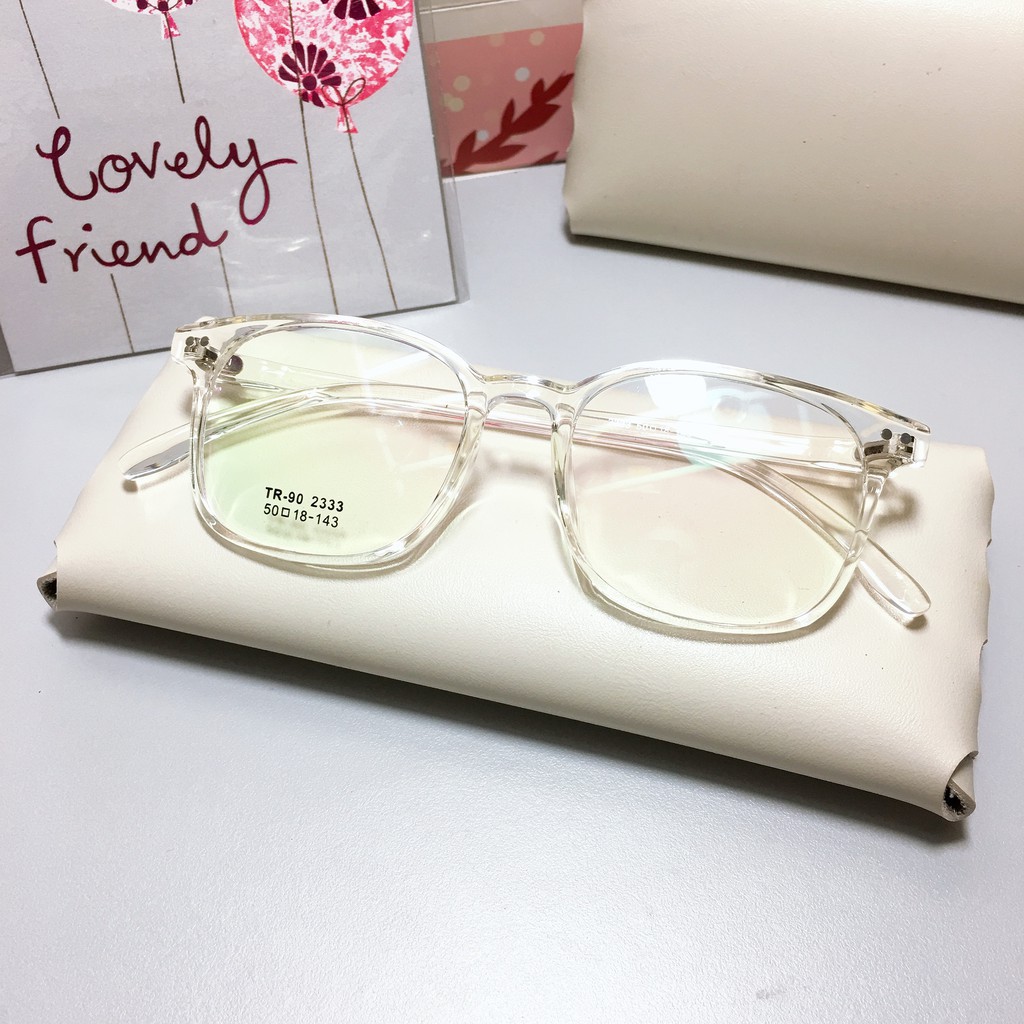 [Gía siêu rẻ]  Gọng kính vuông 2333 nhận cắt mắt cận viễn loạn