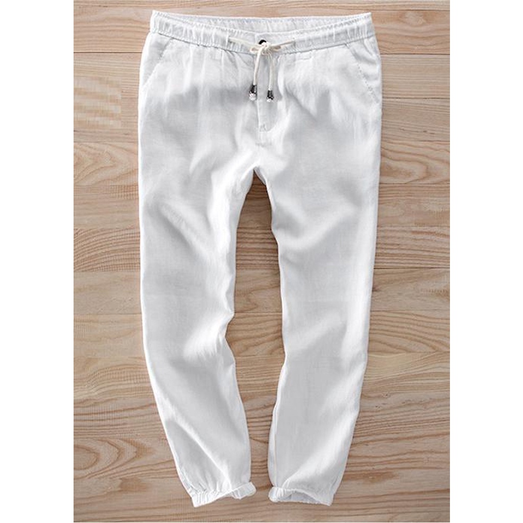 (TỔNG KHO LÂM ANH CHUYÊN SỈ) Quần linen nam ống túm, thời trang trẻ