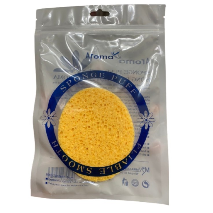 Bông Rửa Mặt Bọt Biển Massage Aroma Sponge Puff Hàn Quốc C419 7g