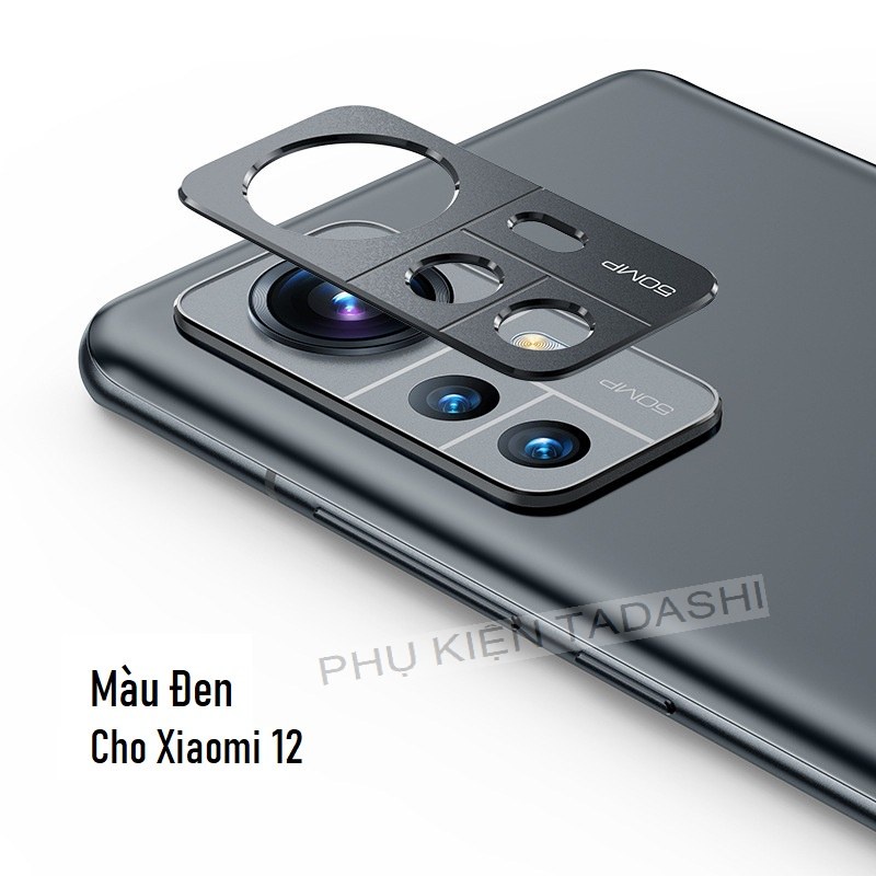 Miếng Kim Loại Bảo Vệ Camera Xiaomi 12/ 12X, Xiaomi 12 Pro - HỢP KIM NHÔM, Ốp viền camera Xiaomi 12 Pro/ Xiaomi 12/ 12X