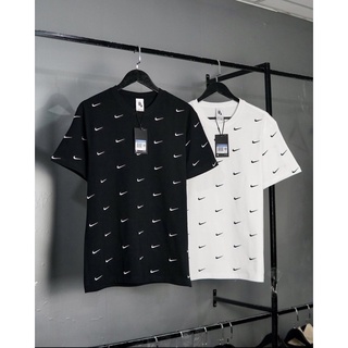Áo thun Nike Thêu Full Logo Unisex áo thun nam nữ cao cấp