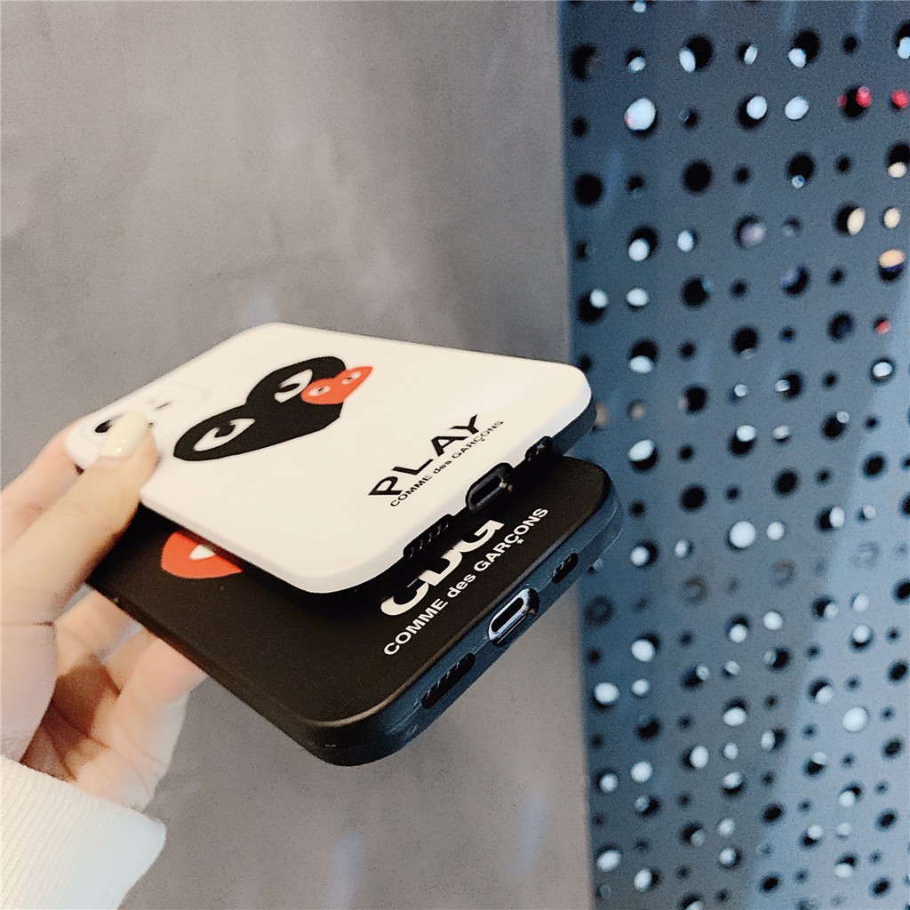 Ốp điện thoại nhựa mềm in hình logo CDG cho IPhone13 12 Mini 11 PRO MAX 7/8plus SE2020 X/XS XR XSMAX