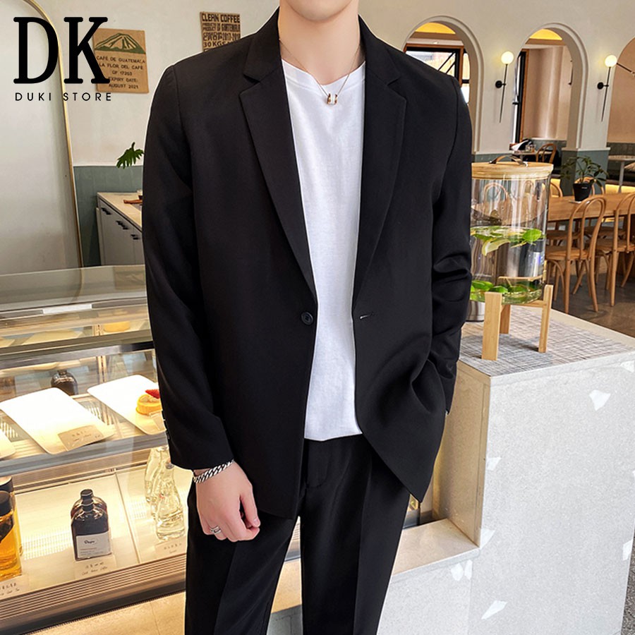 [SALE SỐC] Áo khoác blazer nam ,áo vest nam balzer nam phong cách Hàn Quốc LZB0011 - DUKI STORE