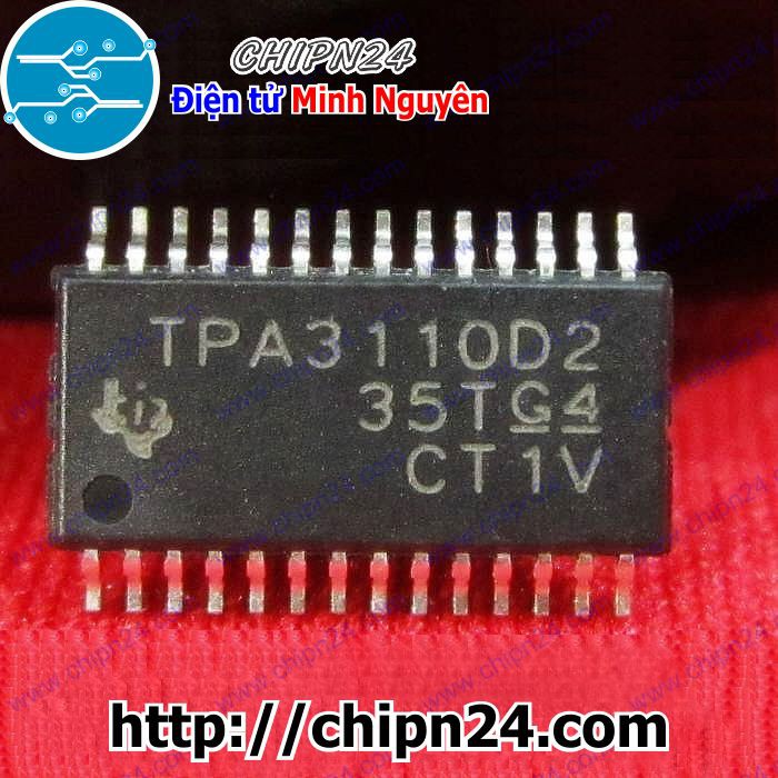 [1 CON] IC TPA3110 SOP-28 (SMD Dán) (TPA3110D2 3110 Stereo 15W)