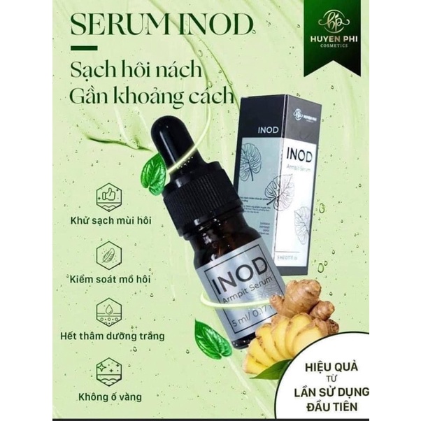 Serum hôi nách Inod Huyền Phi 5ml- Đánh bay hôi nách hôi chân