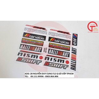 [GIÁ RẺ] BỘ TEM NỔI CHỐNG NƯỚC DAN TRANG TRÍ MỌI VỊ TRÍ XE BỀN, ĐẸP ,CHẤT LƯỢNG