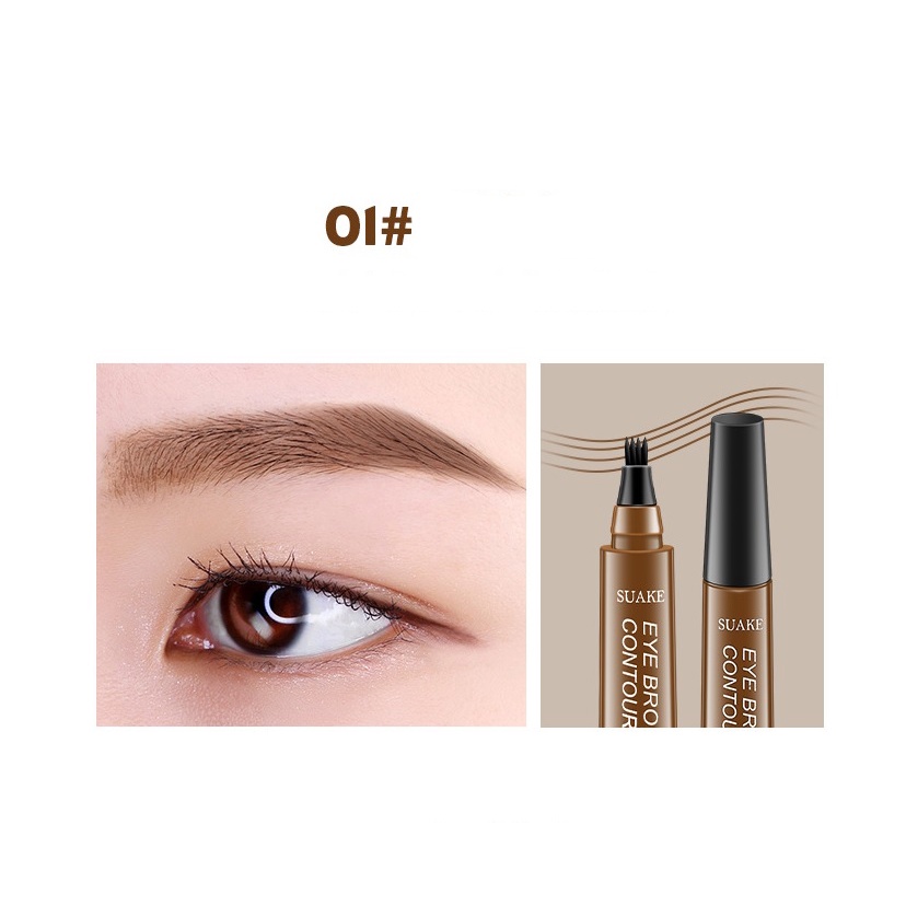 Bút điêu khắc lông mày SUAKE Tint 4D - Chì kẻ mày nước không trôi, không lem mã SK008