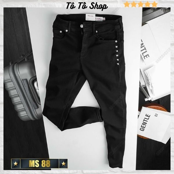 Quần Jean Nam cao cấp  thời trang Tô Tồ Shop, Quần Bò Nam co giãn mẫu mới trẻ trung cá tính - MQ84