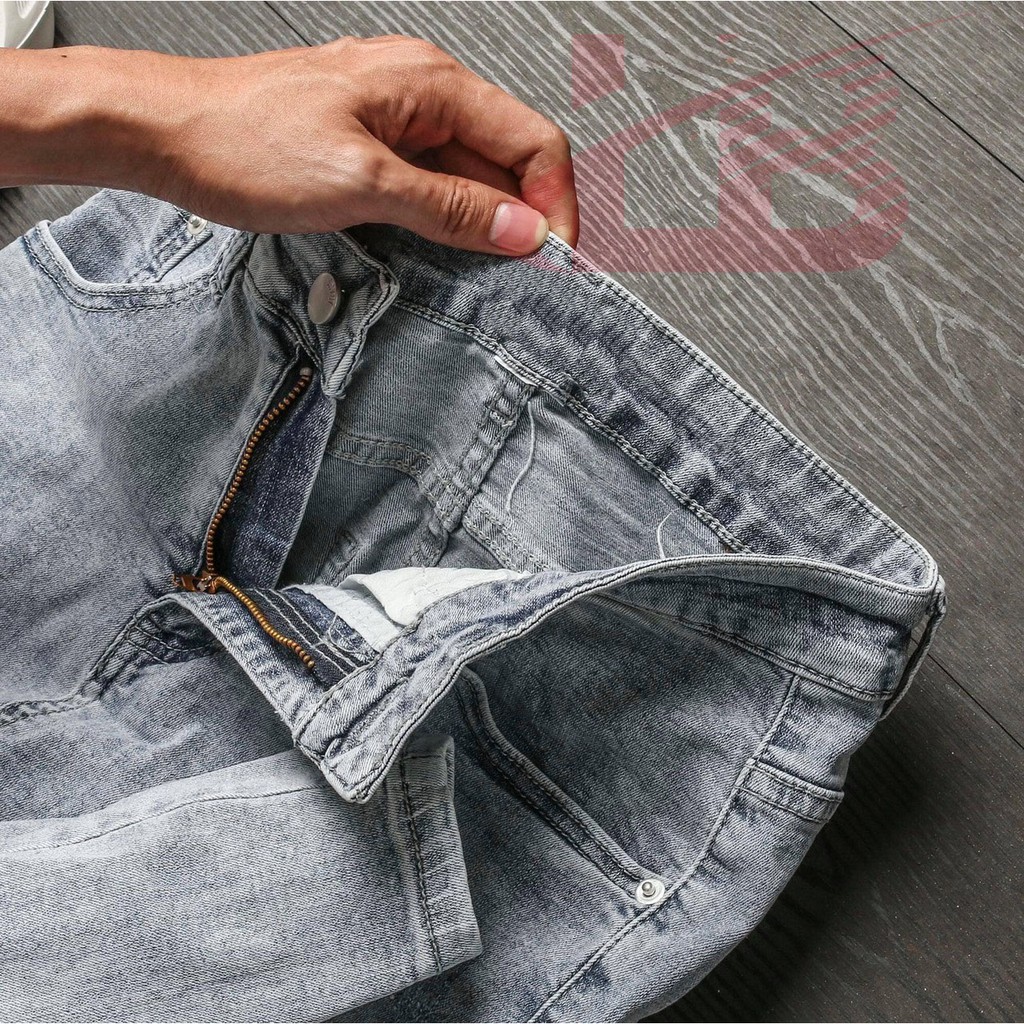 Quần jean nam cao cấp, co giãn cào nhẹ, QJ123, phom quần Skinny Fit jean, LB1990 Store | BigBuy360 - bigbuy360.vn