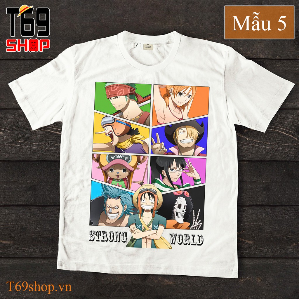 Áo thun anime One Piece - Nhóm 1 (Có nhiều mẫu)