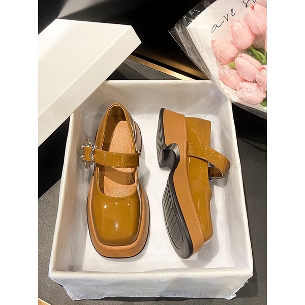 Order _ Giày lolita , giày Mary jane nữ quai gắn chun hottred