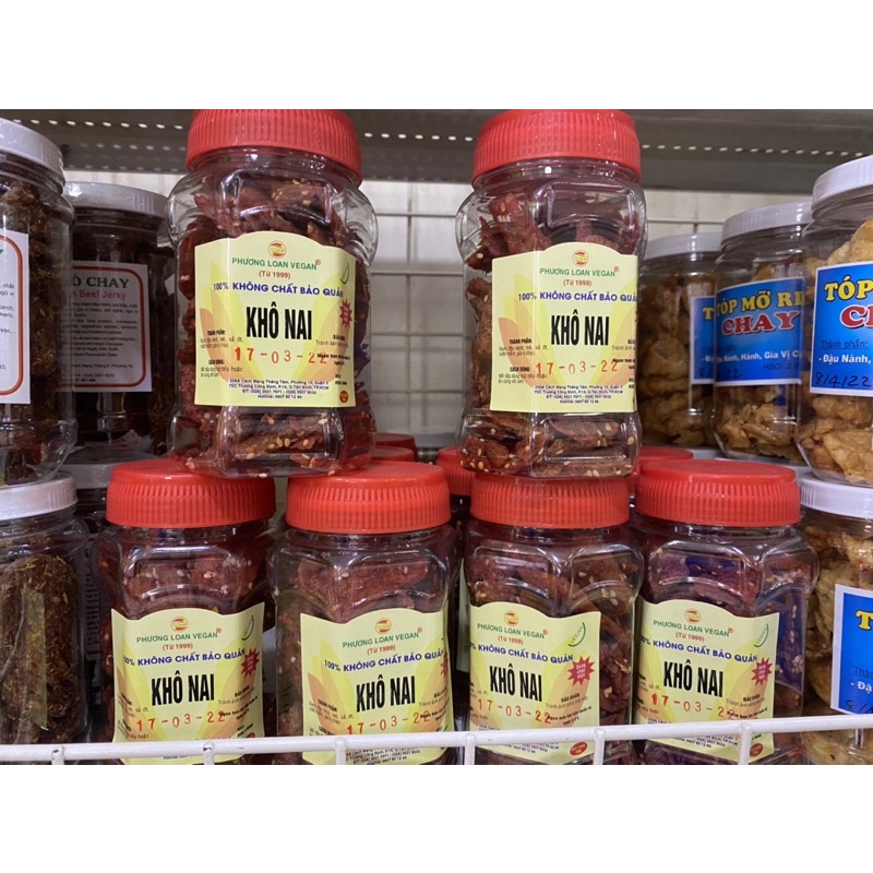 KHÔ NAI CHAY 500gr NHÀ LÀM