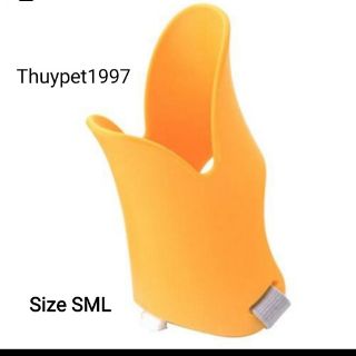 Rọ mõm mỏ vịt silicon chống cắn cho thú cưng