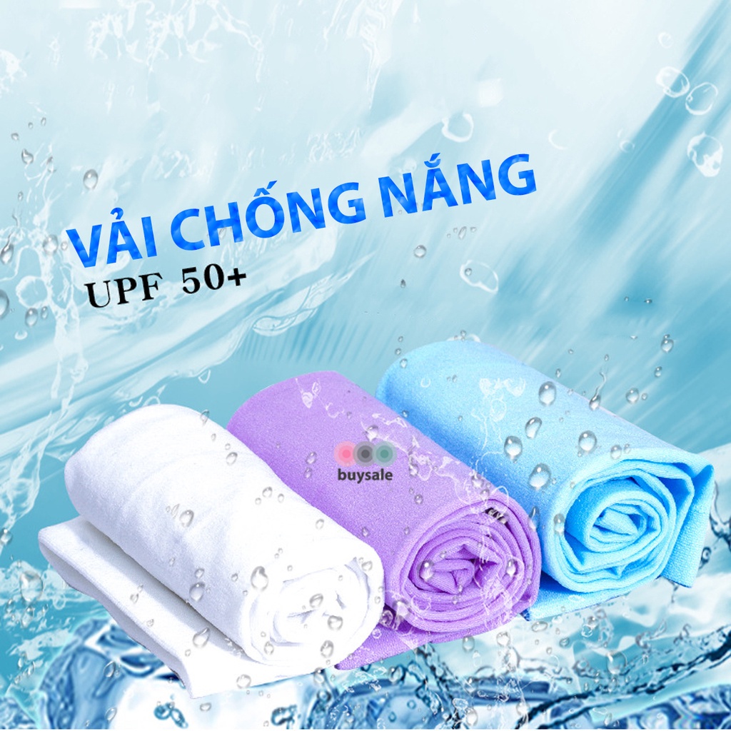 Găng tay chống nắng bảo vệ cánh tay khi lái xe hoặc lao động ngoài trời chất vải dệt thoáng khí không đường may _PK101