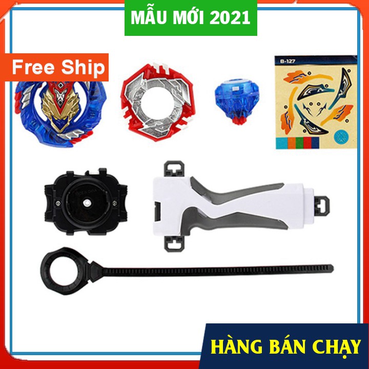 (FREE SHIP - FREE QUÀ TẶNG) Bộ Đồ Chơi Con Quay Hồi Chuyển Beyblade Burst B-127 Beyblade Cho-z Valkyrie.z.ev Kèm Phụ Kiệ