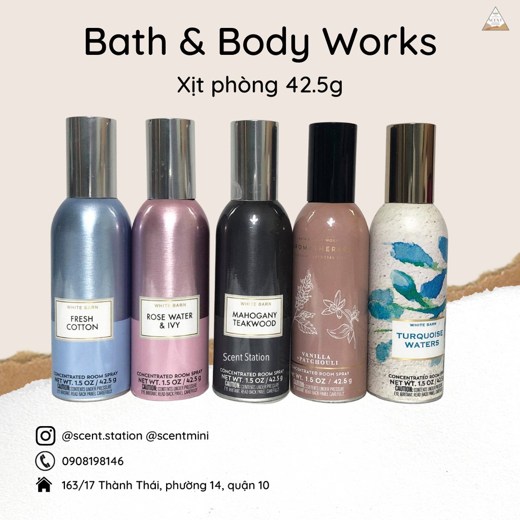 Xịt phòng Room spray Bath &amp; Body Works 42.5g