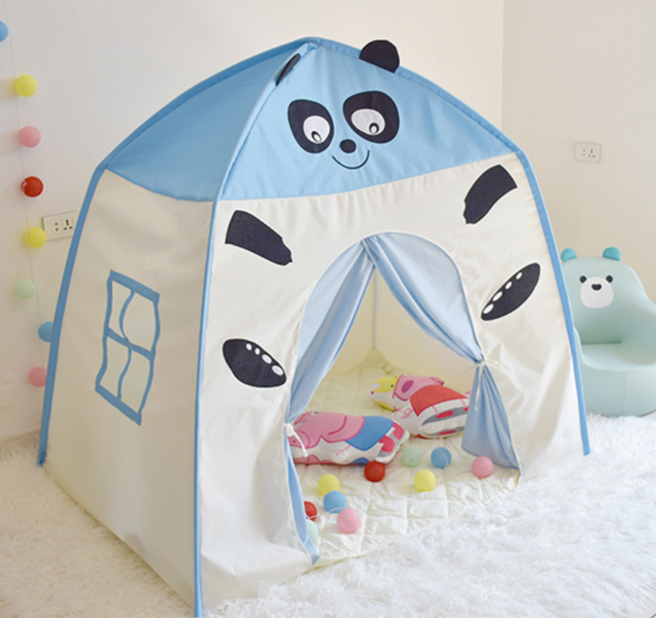 Lều Chơi Teepee Cho Trẻ Em Lều Vải Bạt Pháo Đài Hoạt Hình Dễ Thương