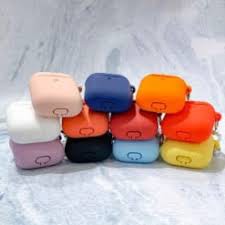 CASE SILICON BẢO VỆ AIRPODS 1/2, AIRPODS PRO KÈM MÓC KHOÁ, CHỐNG VA ĐẬP