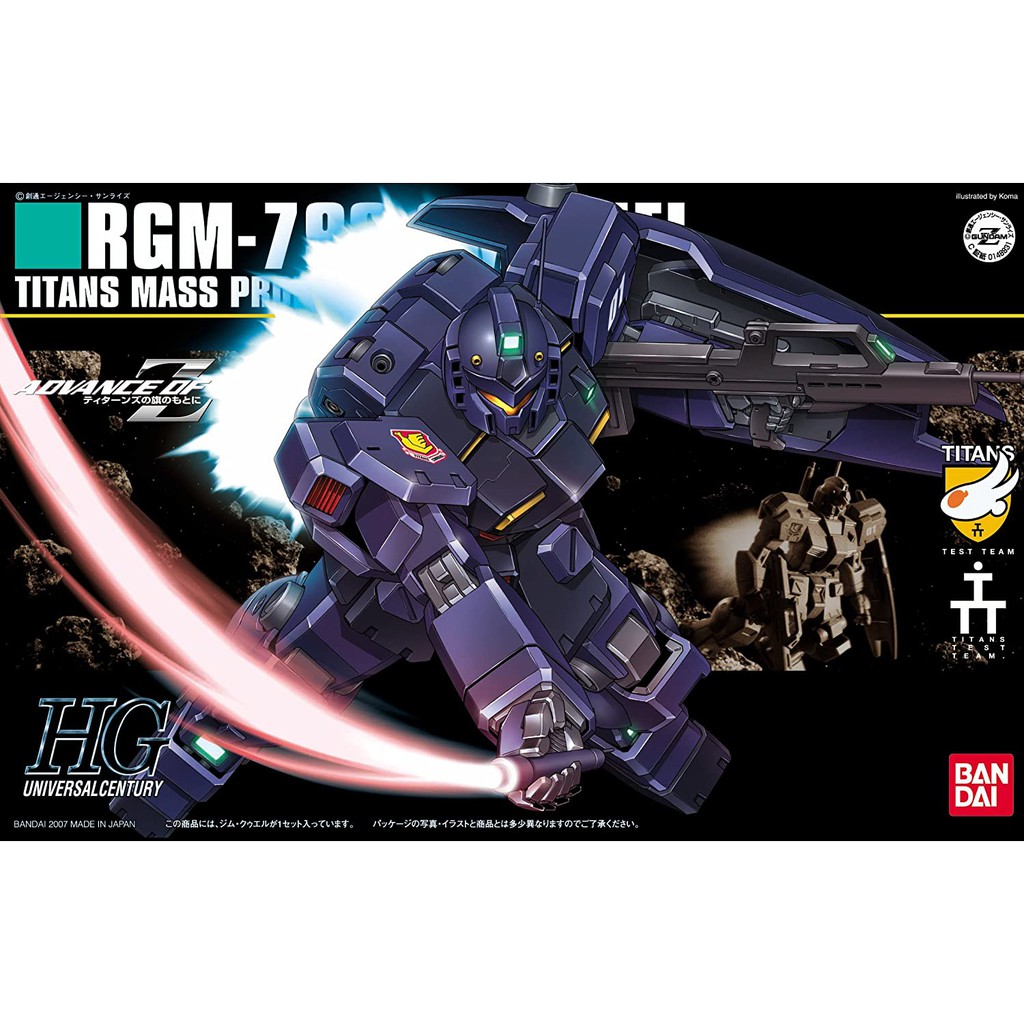 Mô Hình Gundam Bandai HG 074 RGM-79Q GM Quel 1/144 UC Gundam 0083 [GDB] [BHG]