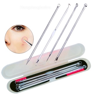 Cây nặn mụn - Dụng cụ nặng mụn 4 cây 8 đầu