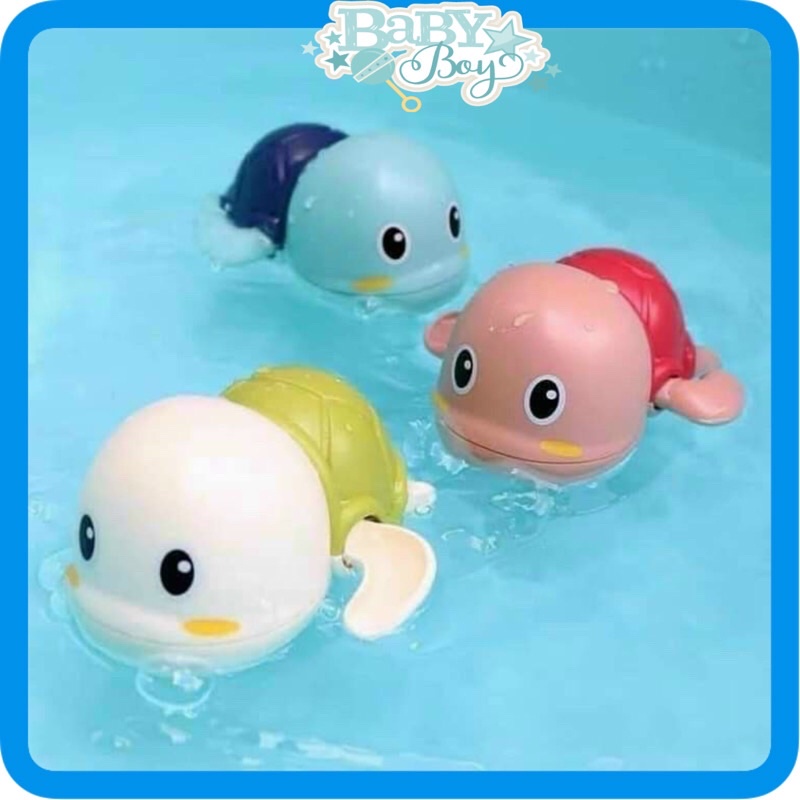 Rùa bơi trong nước đồ chơi nhà tắm cho bé