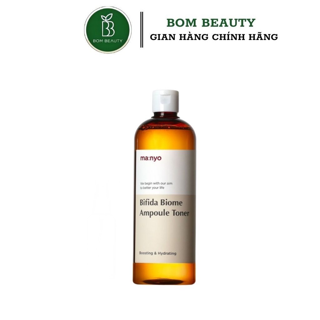 Nước hoa hồng lên men Manyo Bifida Biome Ampoule Toner 400ml