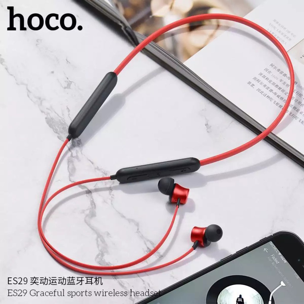 🌟CHÍNH HÃNG🌟 Tai nghe bluetooth thể thao choàng cổ Hoco ES29 - Nghe nhạc và đàm thoại 16H liên tục {BẢO HÀNH ĐỔI MỚI} | BigBuy360 - bigbuy360.vn