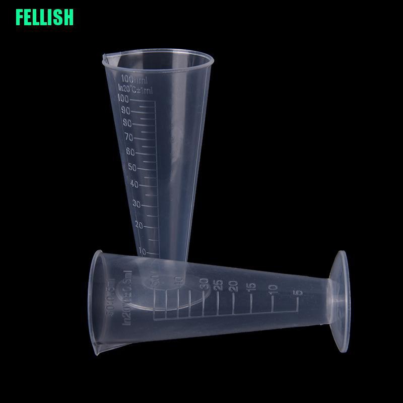 Cốc Đong Bằng Nhựa Trong Suốt 50ml 100ml