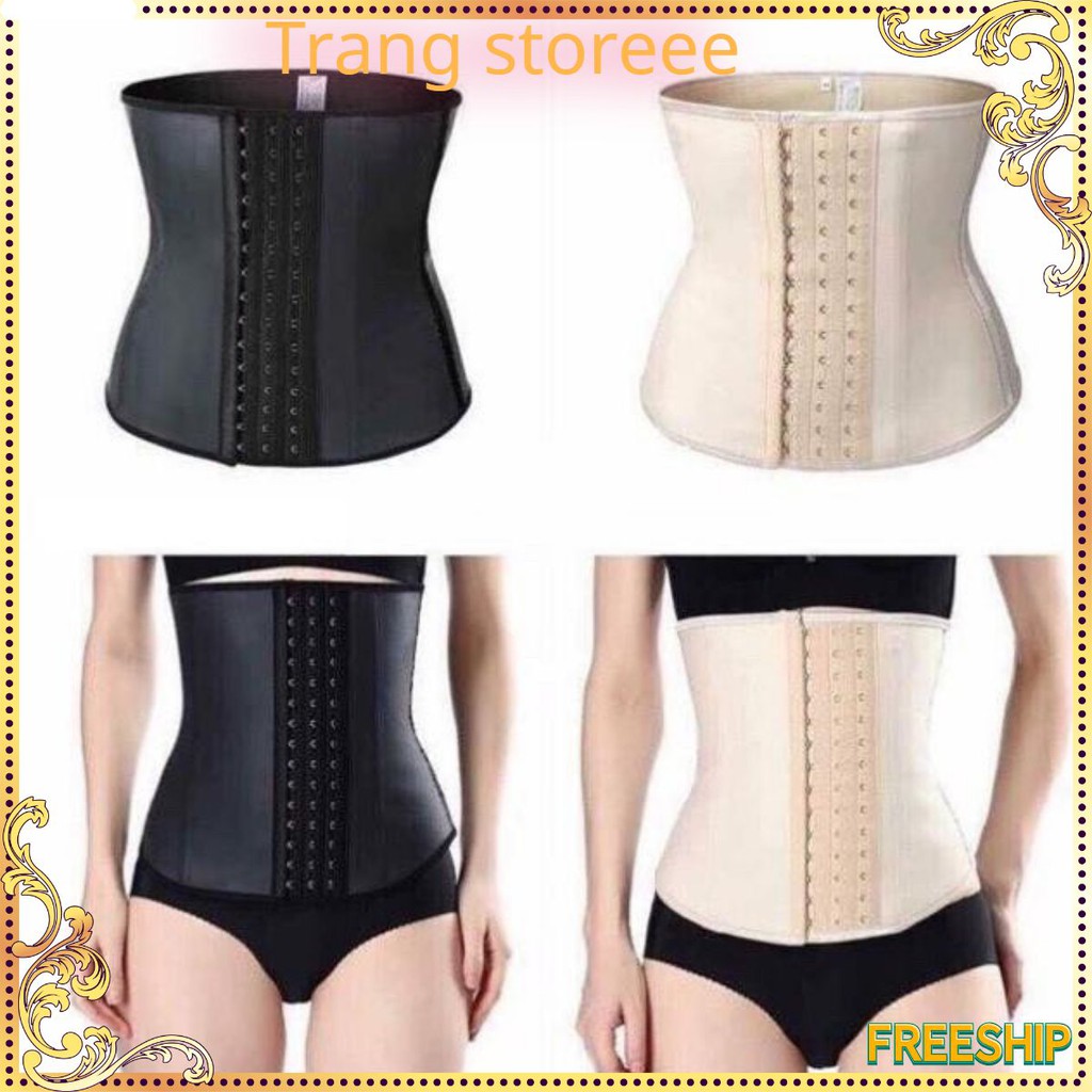 Đai Nịt Bụng❤️FREESHIP❤️ ĐAI NỊT BỤNG LATEX 9 XƯƠNG 30cm ITALYA Trang Storeee