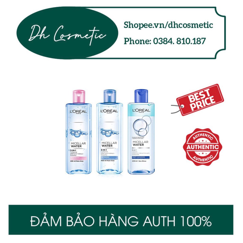 Nước Tẩy Trang L'Oreal Paris Micellar Water - 400ml