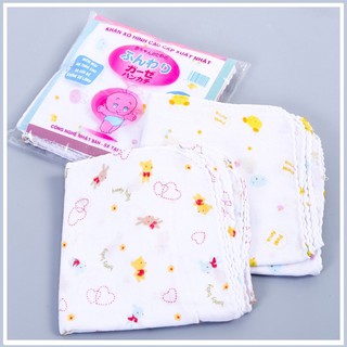 Khăn sữa cho bé 🎁freeship🎁 khăn xô sữa hoa xuất nhật 2 lớp cho bé