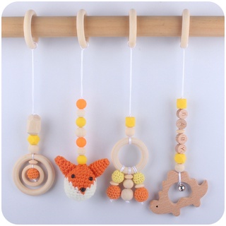 Set 4 Đồ Chơi Treo Xe Đẩy Em Bé Mới