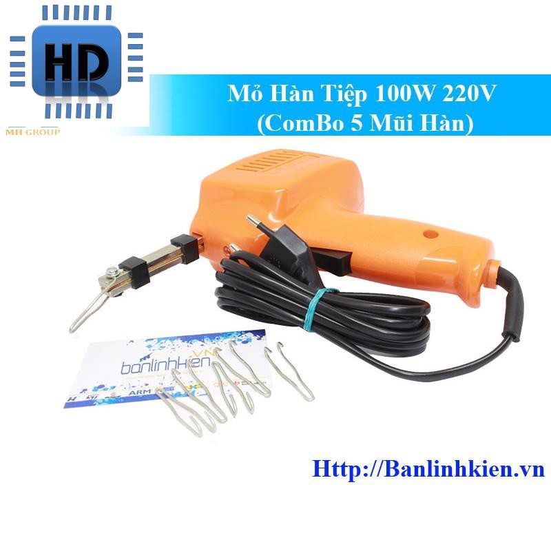 [HD] Mỏ Hàn Xung của Tiệp 100W 220V tặng 5 Mũi Hàn HD1