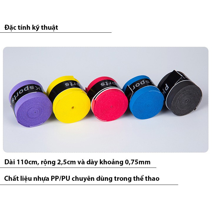 Dây quấn cán vợt cầu lông, tennis PK[Q1]