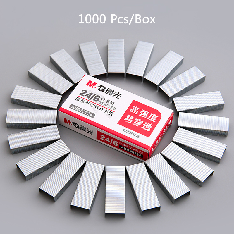 M&amp;g. Bộ 1000 Ghim Bấm Số 92724 Cỡ Lớn Tiện Dụng