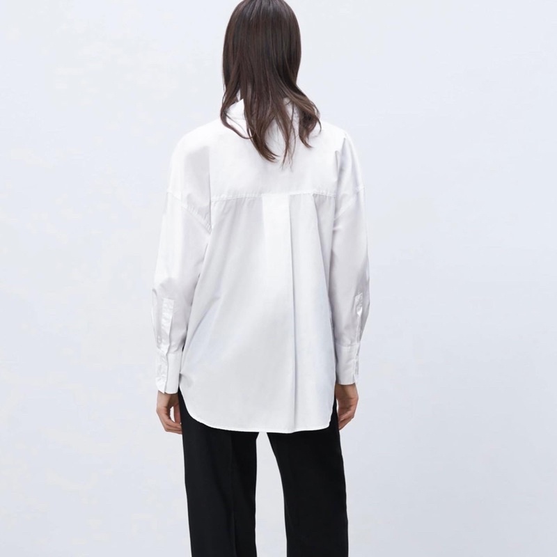 Thanh lý sơ mi dáng dài Zara auth