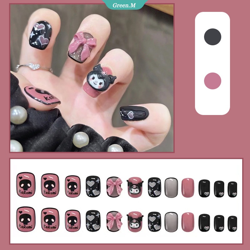 Hình Dán Móng Tay Búp Bê Hoạt Hình Sanrio Kulomi Dễ Thương Làm Quà Tặng Cho Bé Gái