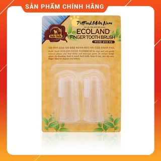 BÀN CHẢI ĐÁNH RĂNG CHO CHÓ VÀ MÈO - Budle'Budle - 2pcs