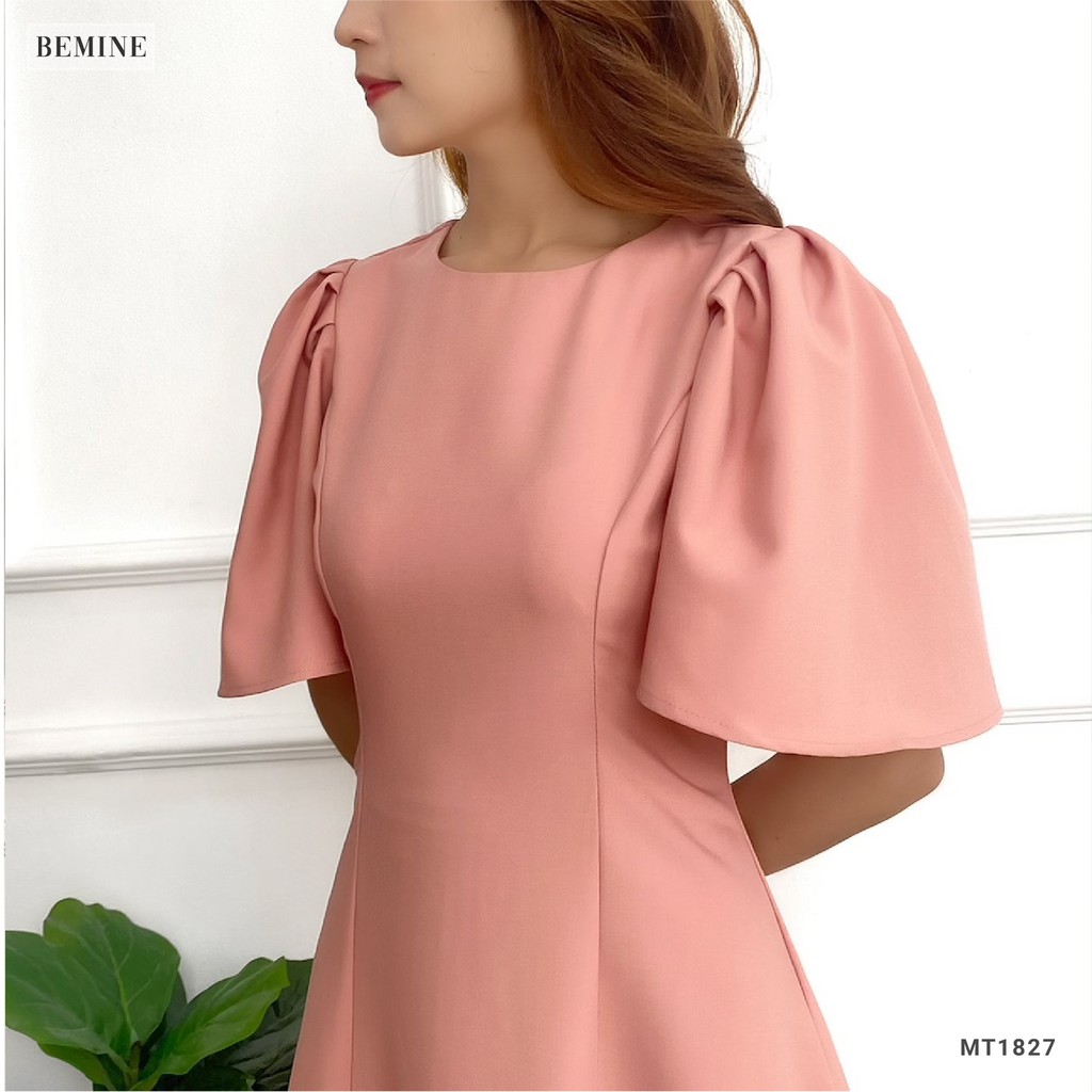Đầm thanh lịch tay cánh tiên BEMINE MT1827HONG | BigBuy360 - bigbuy360.vn