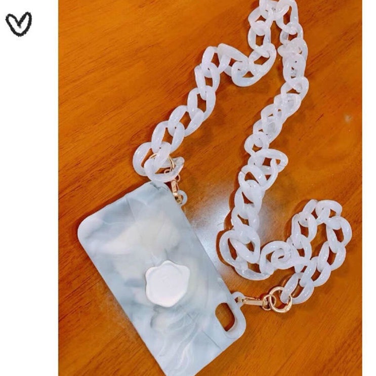 [Giao Hàng Nhanh] Phụ Kiện Dây Xích Acrylic Màu Sắc Cổ Điển Kèm Dây Xích Resin Đeo Túi Xách