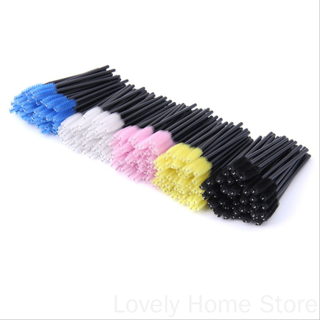 (Hàng Mới Về) Bộ 10 Cọ Chuốt Mascara Mini Chăm Sóc Tạo Kiểu Lông Mi