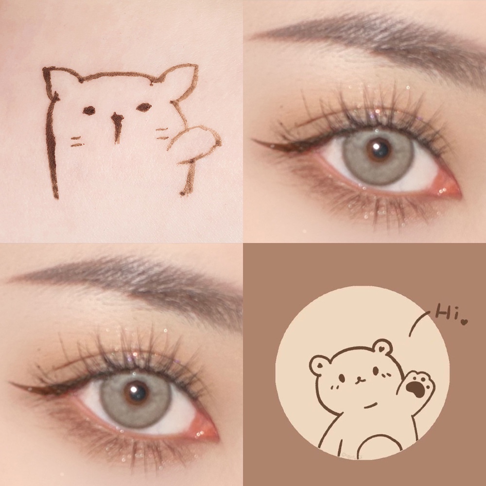 [Hàng mới về] Bút kẻ mắt dạng lỏng 9 màu tùy chọn chống thấm nước lâu trôi làm đẹp cho nữ