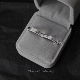 Nhẫn đôi Only One, Nhẫn đôi bạc 925, nhẫn couple