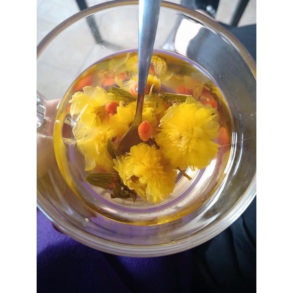 100gr hoa cúc trà thơm hàng đẹp bông vàng