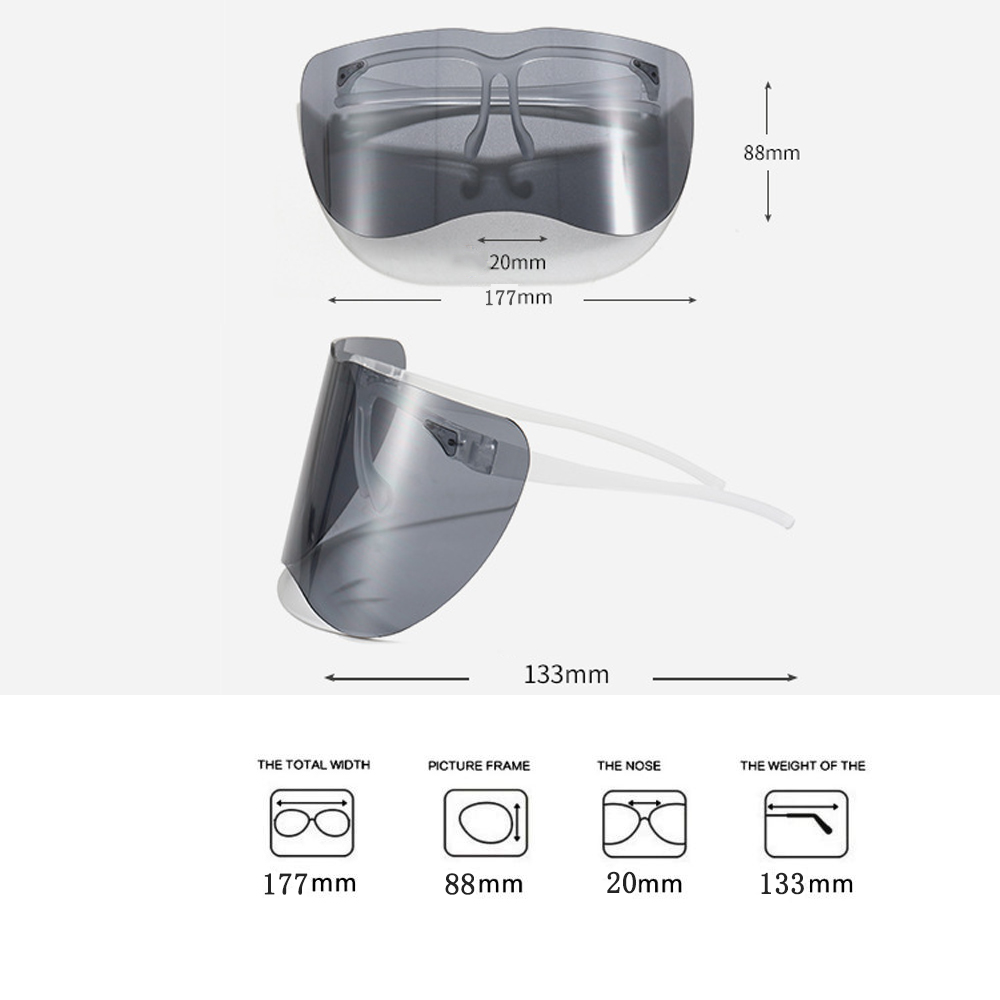 (Hàng Mới Về) Kính Bảo Hộ Chống Tia Uv / Sương Mù Trong Suốt Nhiều Màu Có Thể Tái Sử Dụng | BigBuy360 - bigbuy360.vn