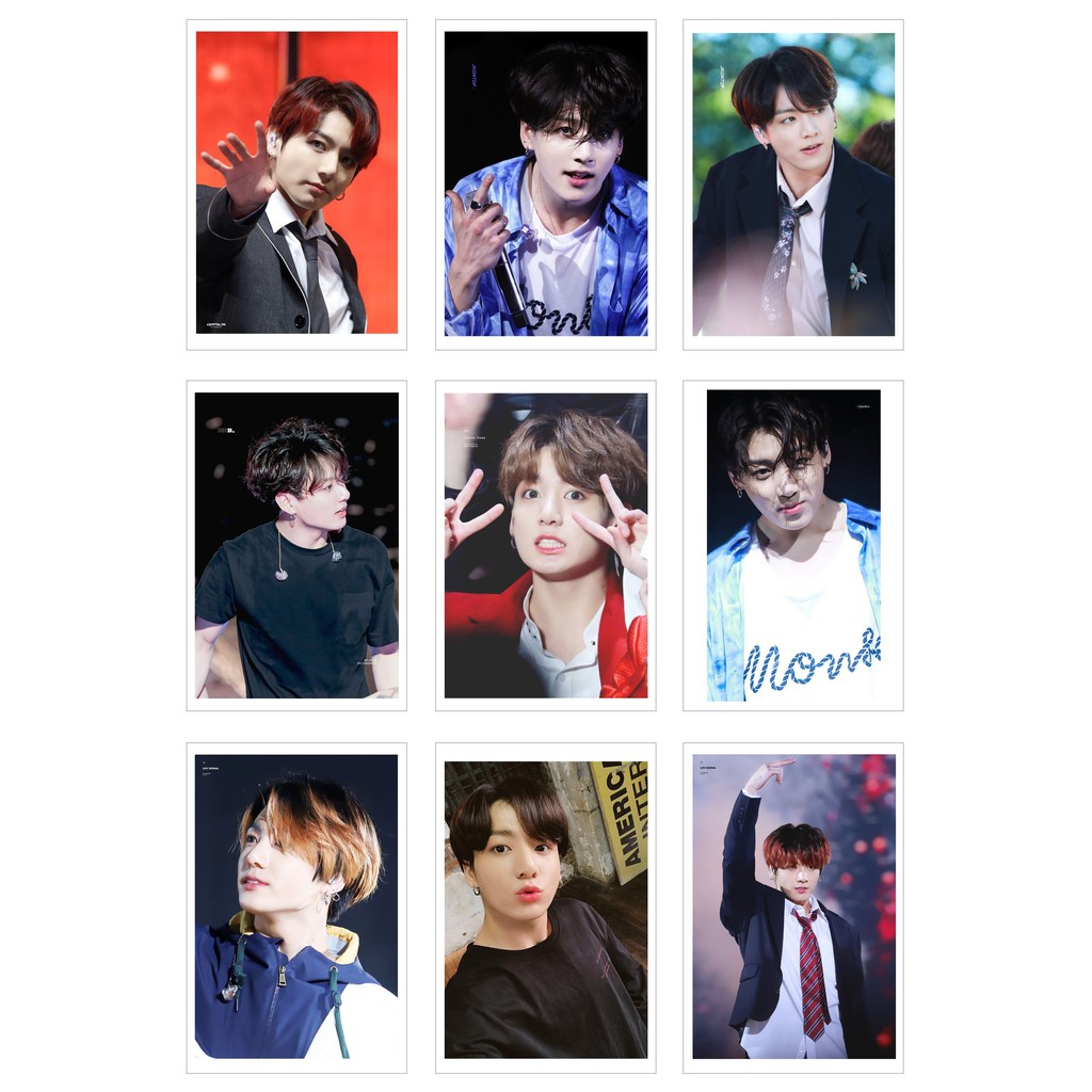 Lomo Card Ảnh JUNGKOOK - BTS ( 54 ảnh) Twitter Update