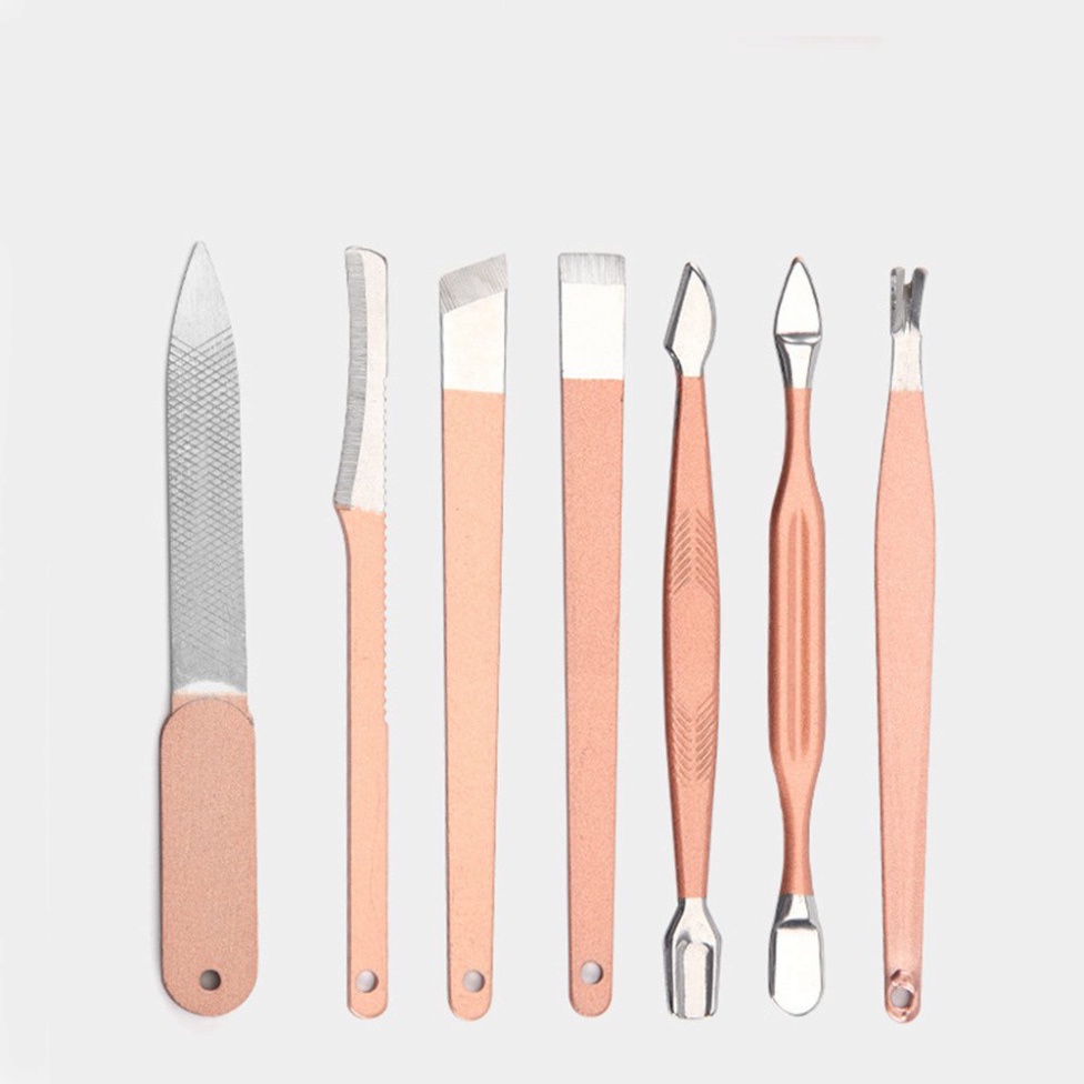 Bộ Dụng cụ kìm kiềm cắt móng tay làm nail 16 chi tiết tiện lợi